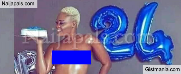 Lady Strips Completely Unclad For Her 24th Birthday Photo Shoot & It Has Got People Talking %Post Title