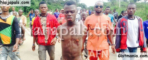 Motorcycle Thief Caught, Stripped Unclad And Burnt To 