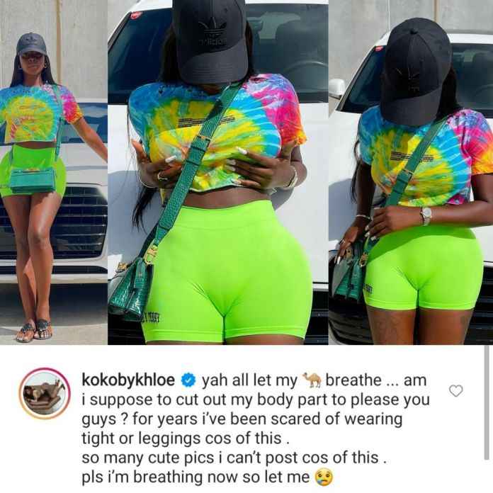 Y'all Let Me Breathe – BBNaija Star Khloe, Replies Trolls Who Draggd Her  About Her Cameltoe - Gistmania