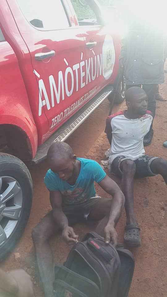 Amotekun Arrests Two Suspects For Stealing Female Underwear For Ritual ...