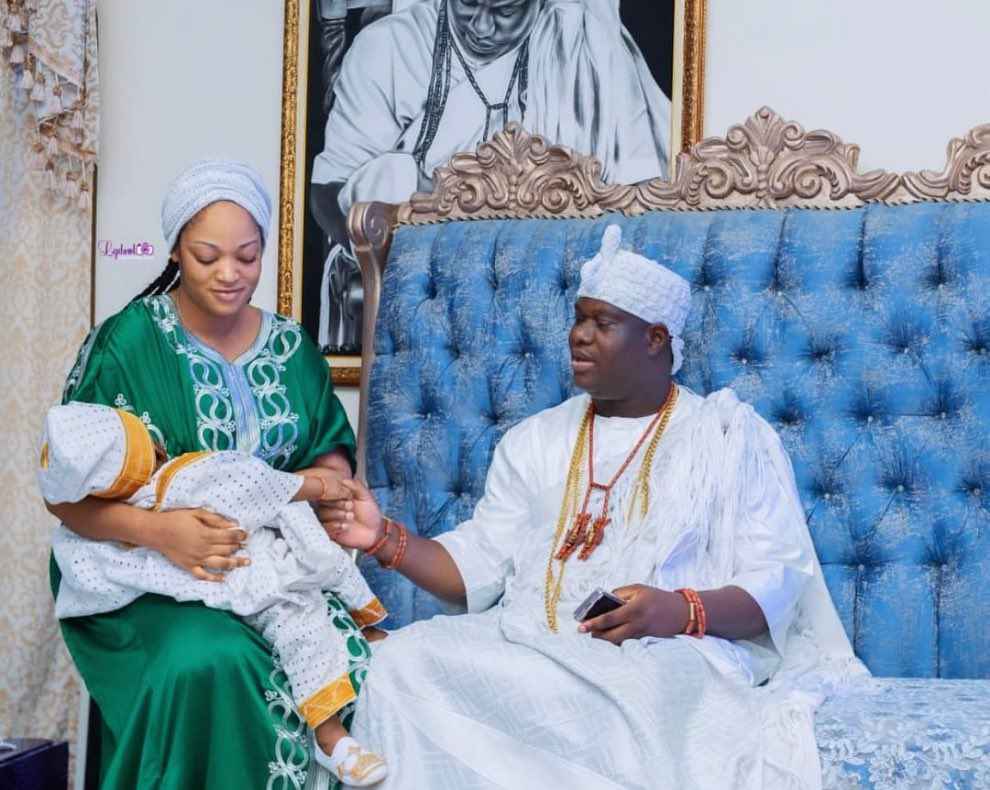 Lovely Photos As Ooni Of Ife Reunites With Estranged Wife Queen Naomi