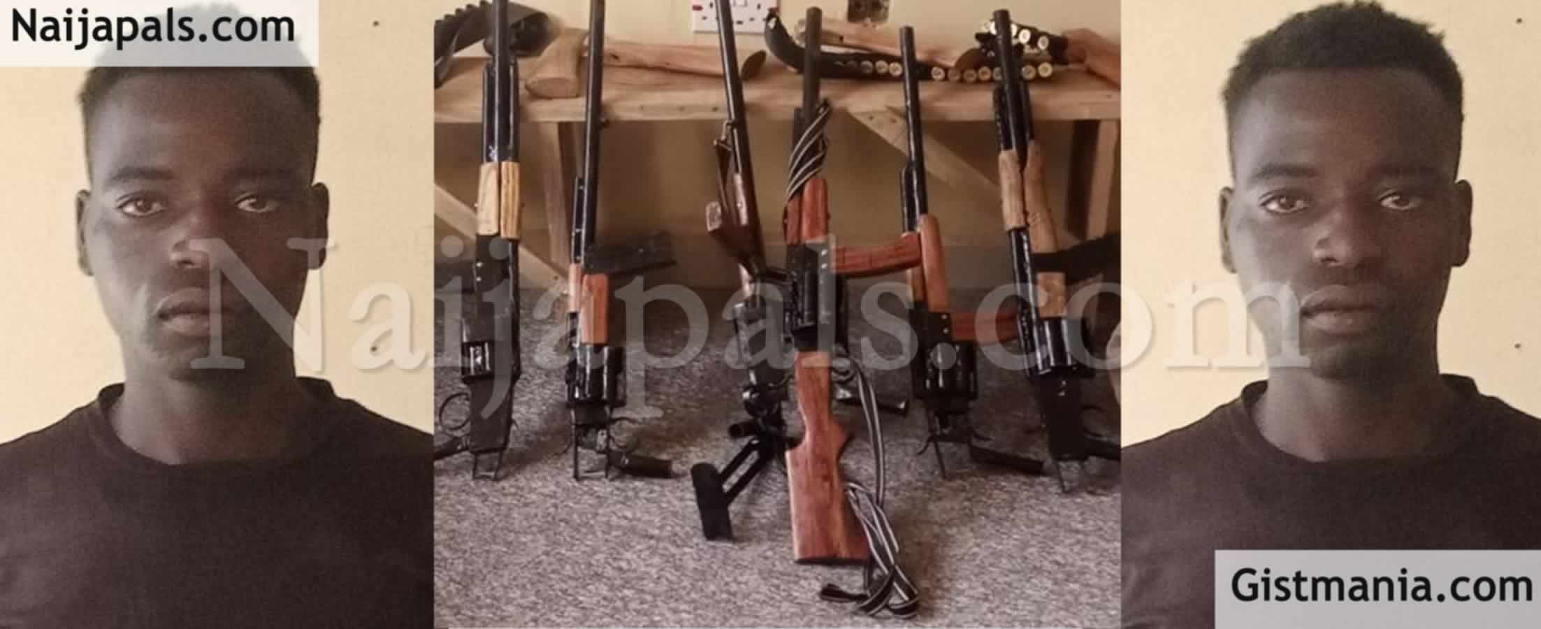 Adamawa Police Arrest Supplier Of Firearms Shenomano Remos Recover Six