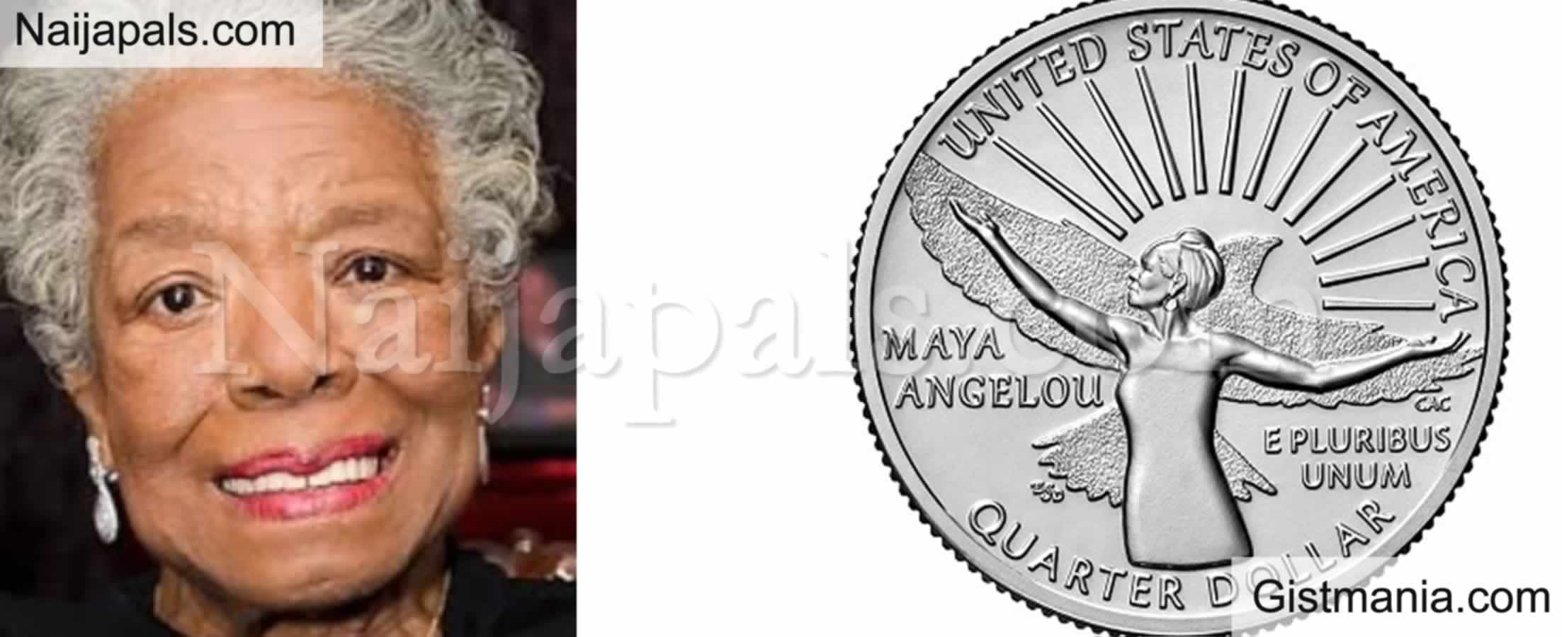 Poet Maya Angelou Becomes First Black Woman To Appear On US Coin