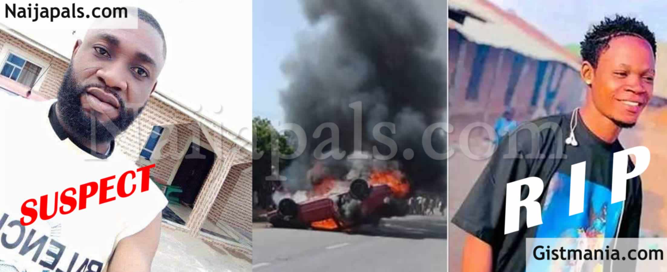 Man's Car, Ancestral Home Set Ablaze For Stabbing Ex Wife's Brother to Death in Nasarawa (VID)