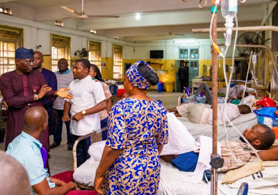 Patients Of Marina General Hospital Shocked As Gov. Sanwo-Olu Pays Unscheduled Visit (Photos) - Photo/Image