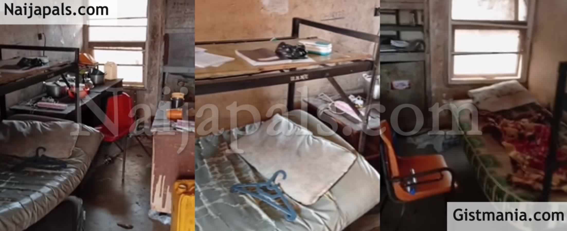 VIDEO: Man Shares The Disgusting State of a Hostel Room in University of Nigeria Nsukka