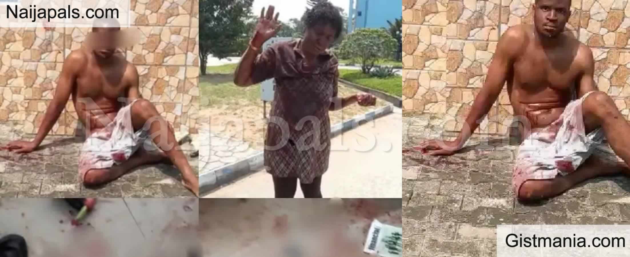 <img alt='.' class='lazyload' data-src='https://img.gistmania.com/emot/video.gif' /> Video: <b>Woman Escapes Untimely Death Knife Attack From Her Own Son in Imo</b>