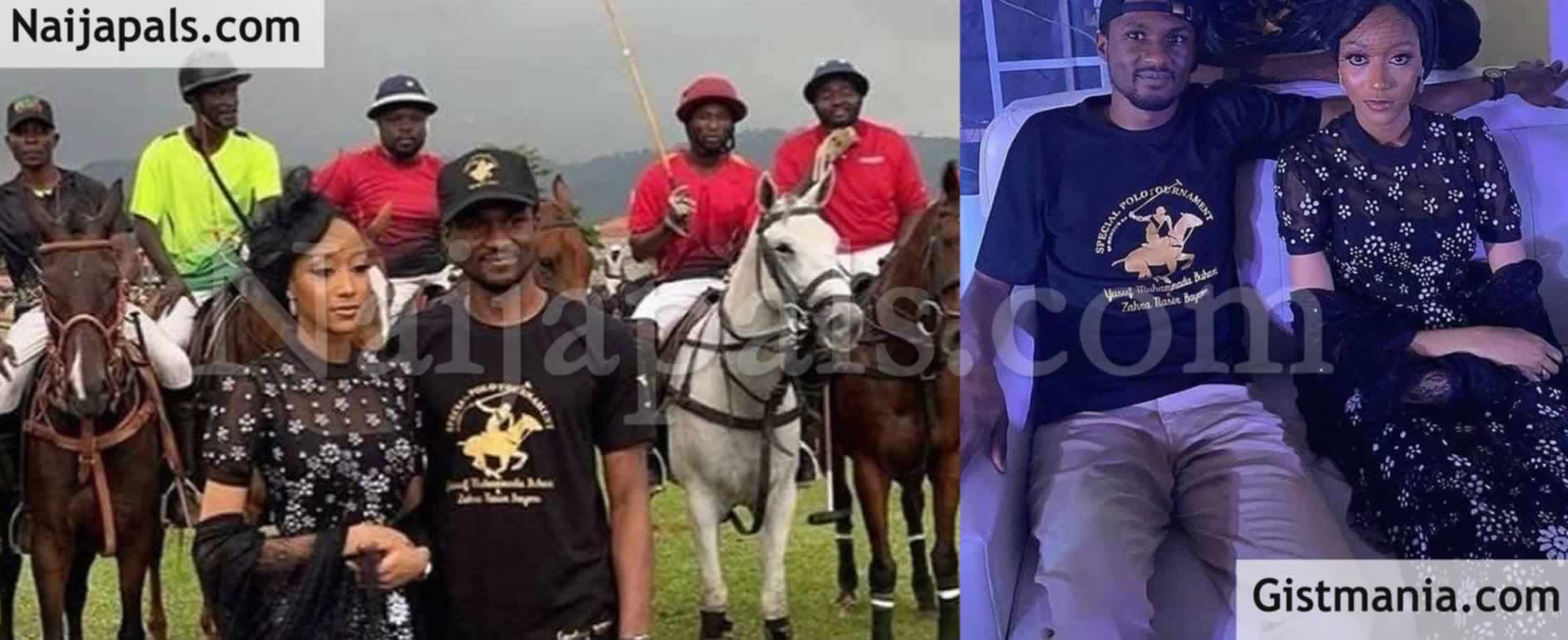 Photos From President Buhari's Son, Yusuf & Zahra Bayero's Prewedding