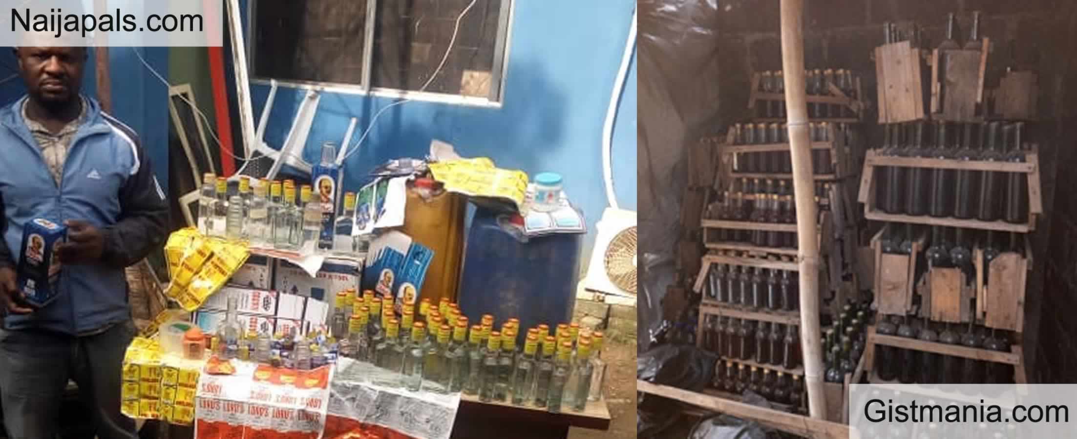 VIDEO: Another Fake Drinks Factory Busted in Lagos, Operators Arrested