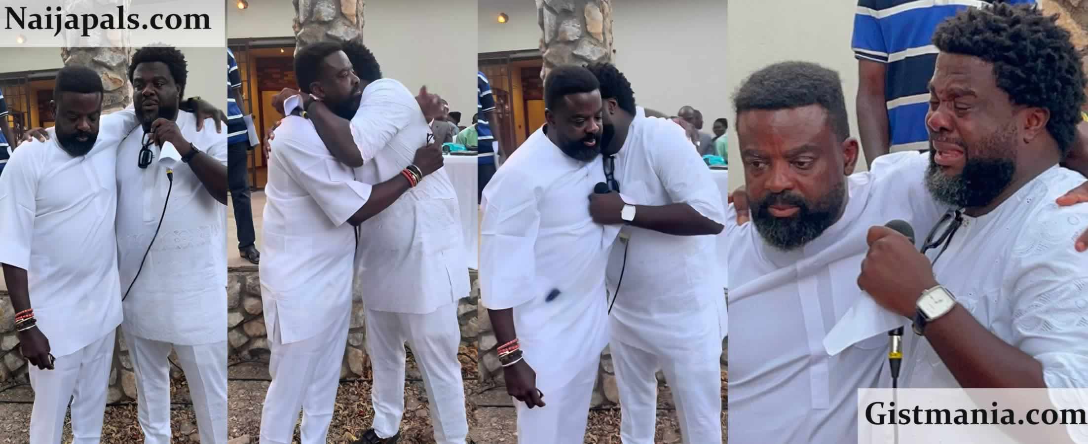 Kunle Afolayan &amp; Aremu Afolayan End Long-Standing Feud At Mother’s Wake-keep Ceremony (Video)