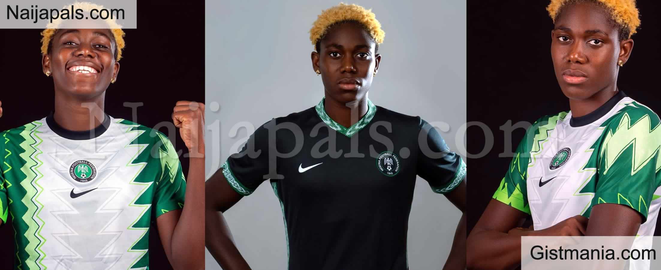 Photos Of the New Super Eagles Jersey As Modelled By Asisat