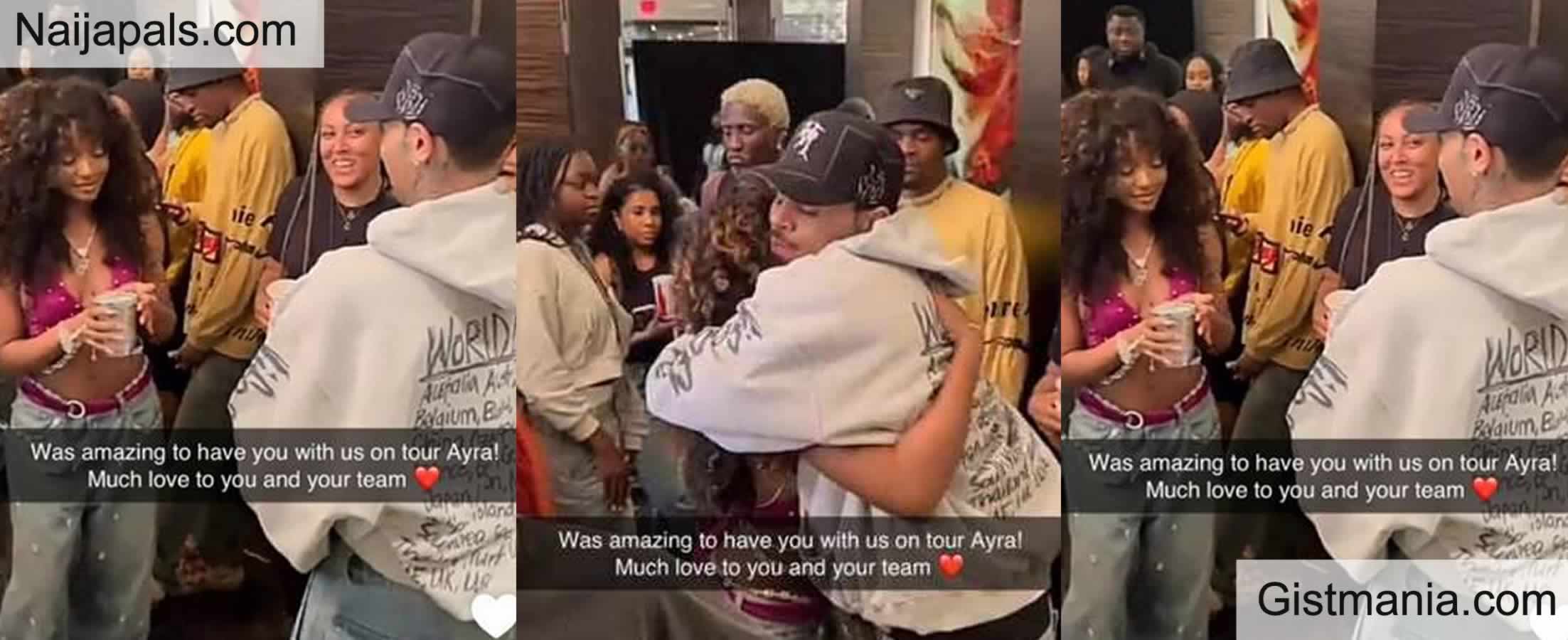 Chris Brown Appreciates Ayra Starr Following Their Collaboration On His ...