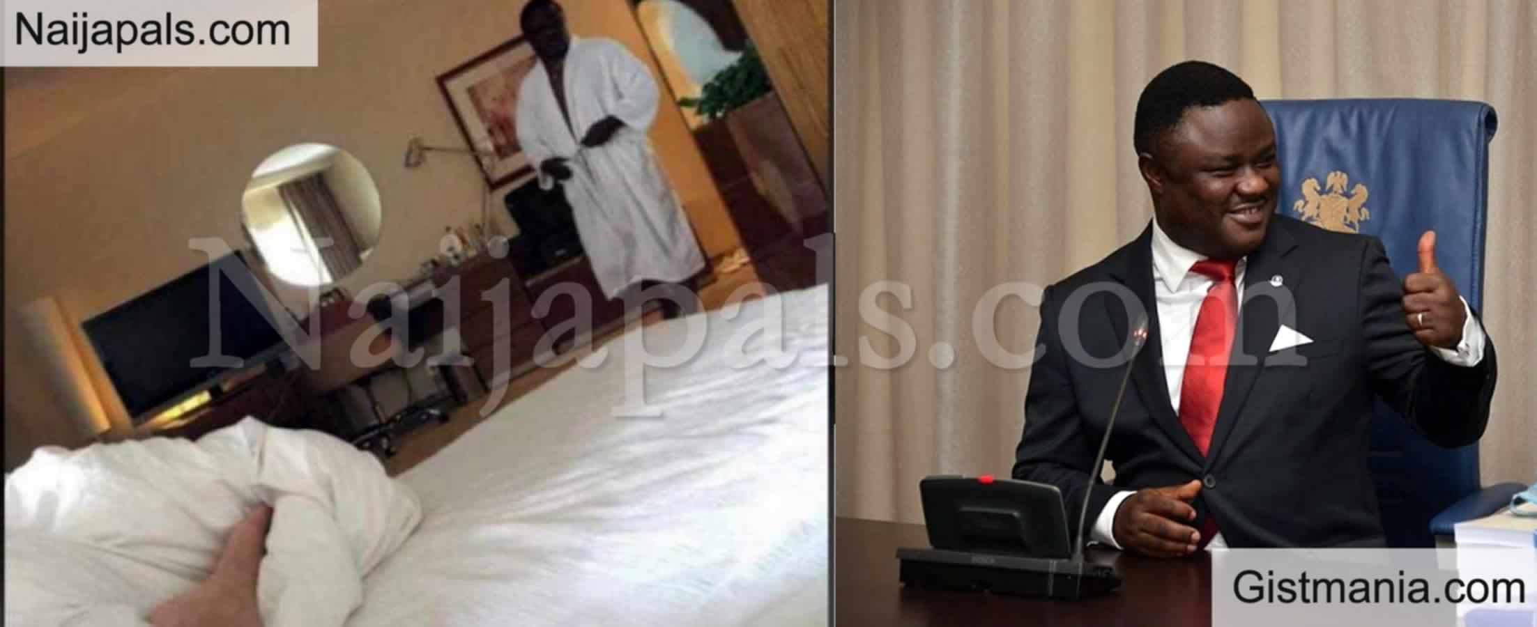 <img alt='.' class='lazyload' data-src='https://img.gistmania.com/emot/photo.png' /> (Photo) <b>Governor Ben Ayade Caught In Hotel With His Girlfriend</b>