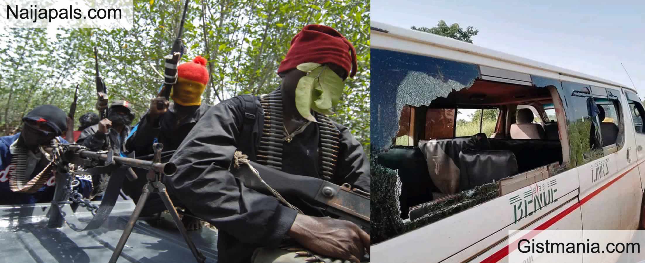 Gunmen Kill Bus Driver, Kidnap All Passengers Coming To South-East From Lagos, Abandon Girl