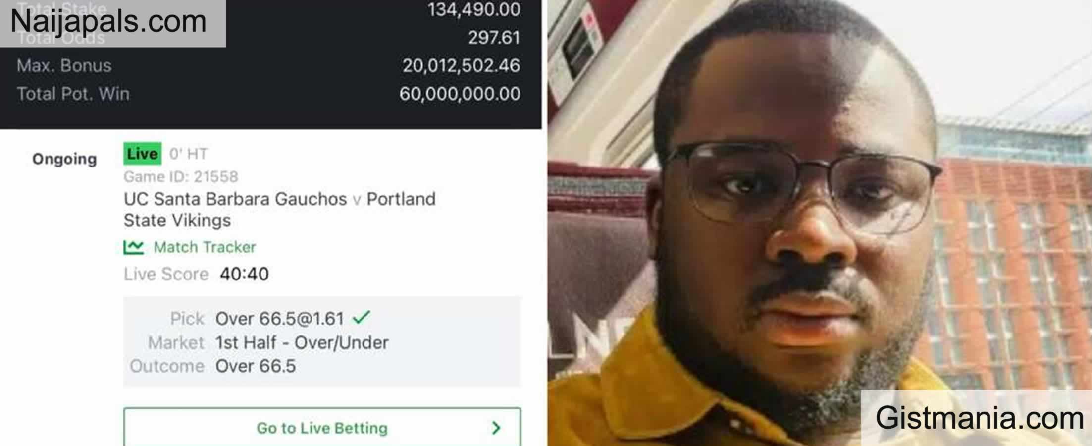 Nigerian Man Wins N102 Million From Sports Betting