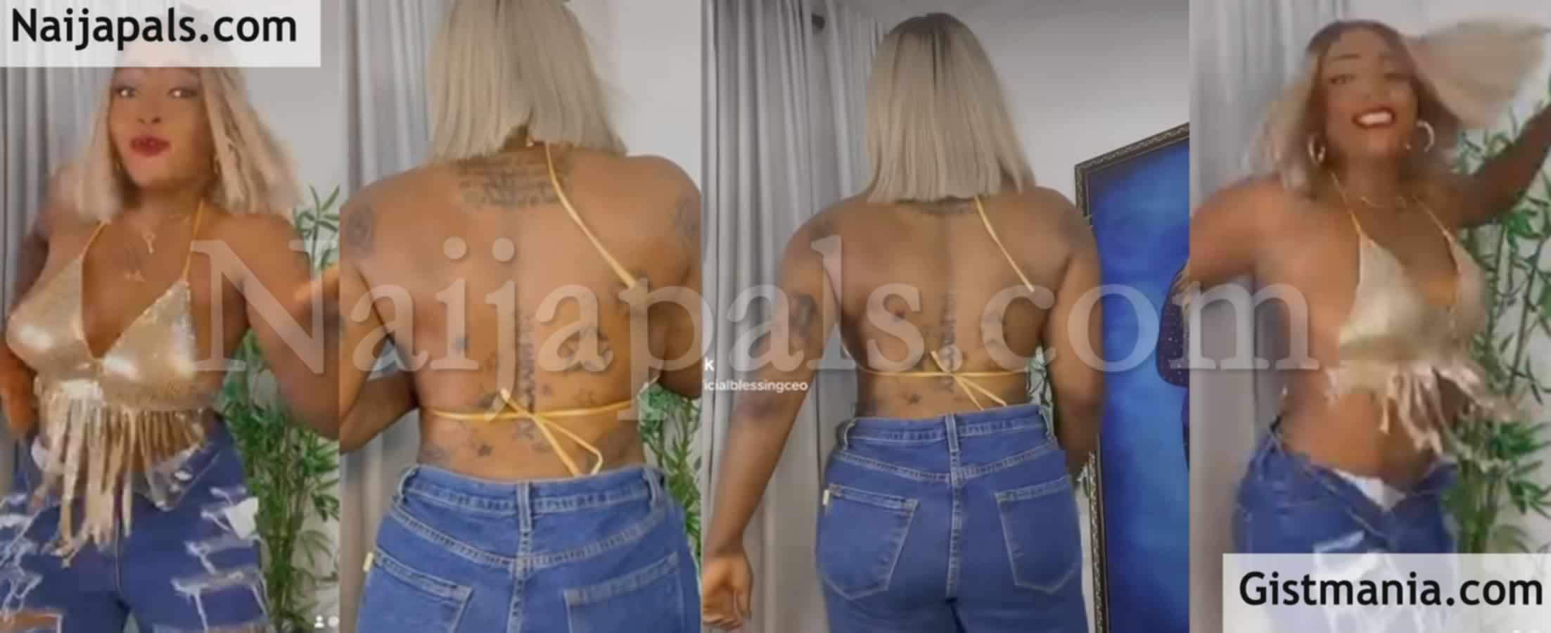 “Man Wearing Wig” – Blessing CEO Causes Commotion Online With Her Recent Dance Video