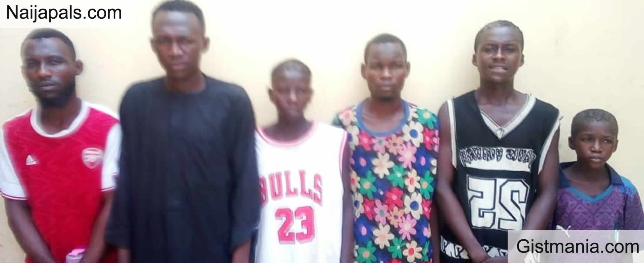 10Yr Old Boy Among 6 Suspected Phone Snatchers, Robbers & Thugs Arrested In Niger State