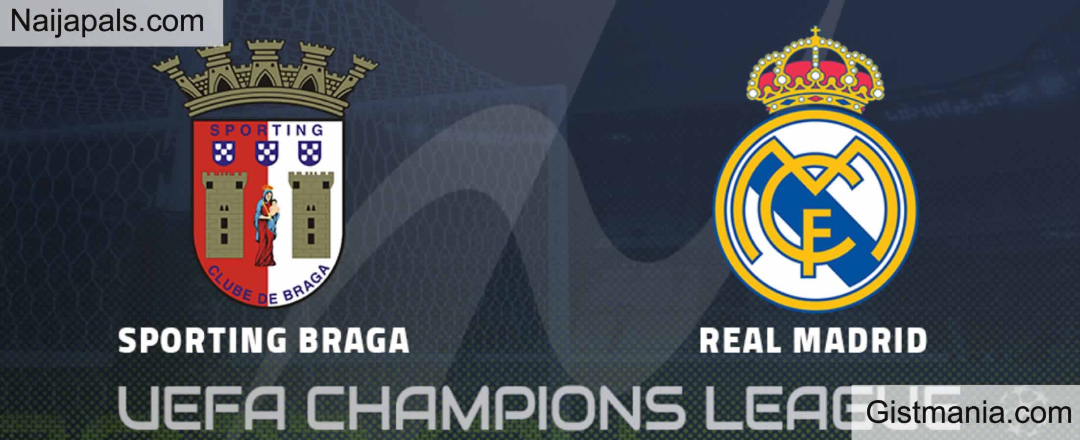 UEFA CHAMPIONS LEGAUE, 24/10/2023, BRAGA × REAL MADRID, CHAMADA