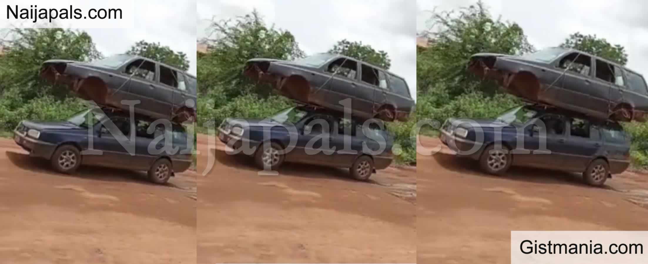 <img alt='.' class='lazyload' data-src='https://img.gistmania.com/emot/photo.png' /><b>Shocking Video Of A Car Carrying Another Car On Nigerian Road</b>