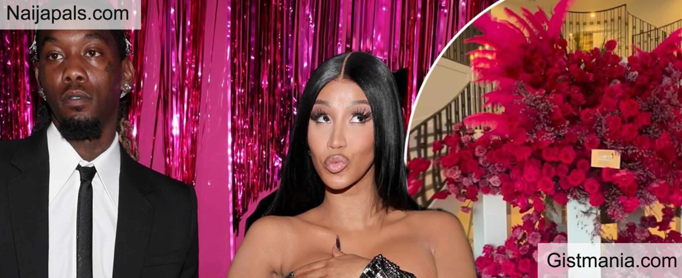 Vid Cardi B Hails Offset As She Shows Off Extravagant T From Him On Her 31st Birthday 