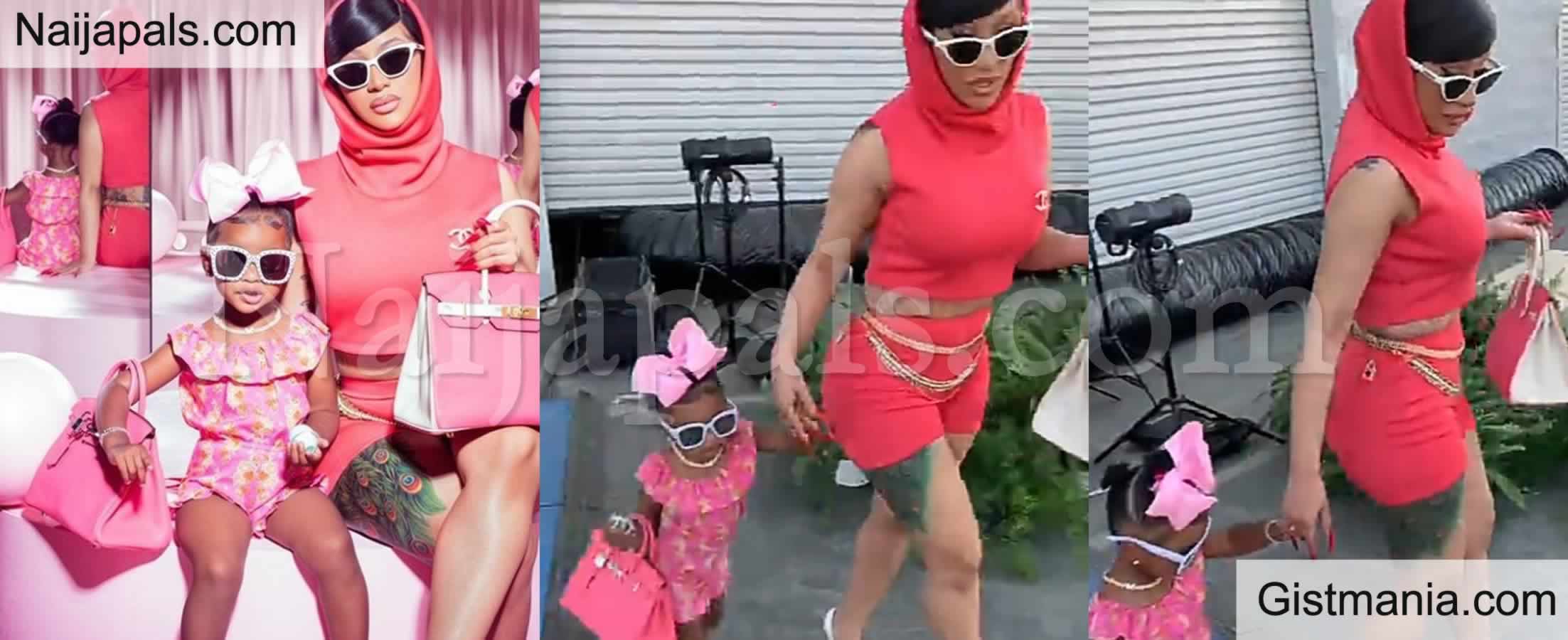 Cardi B and Kulture Have Matching Birkin Bags: Pic