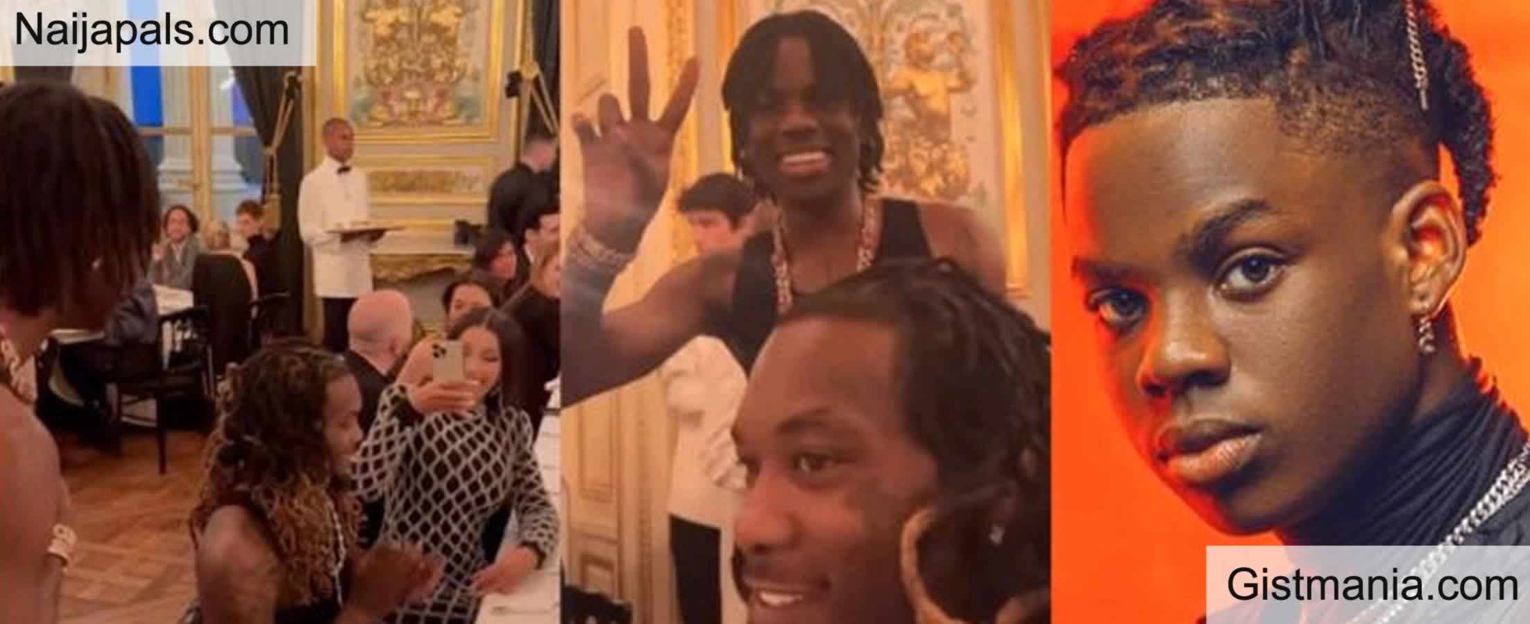 Cardi B And Offset Meet Rema In Paris (Video) - Gistmania