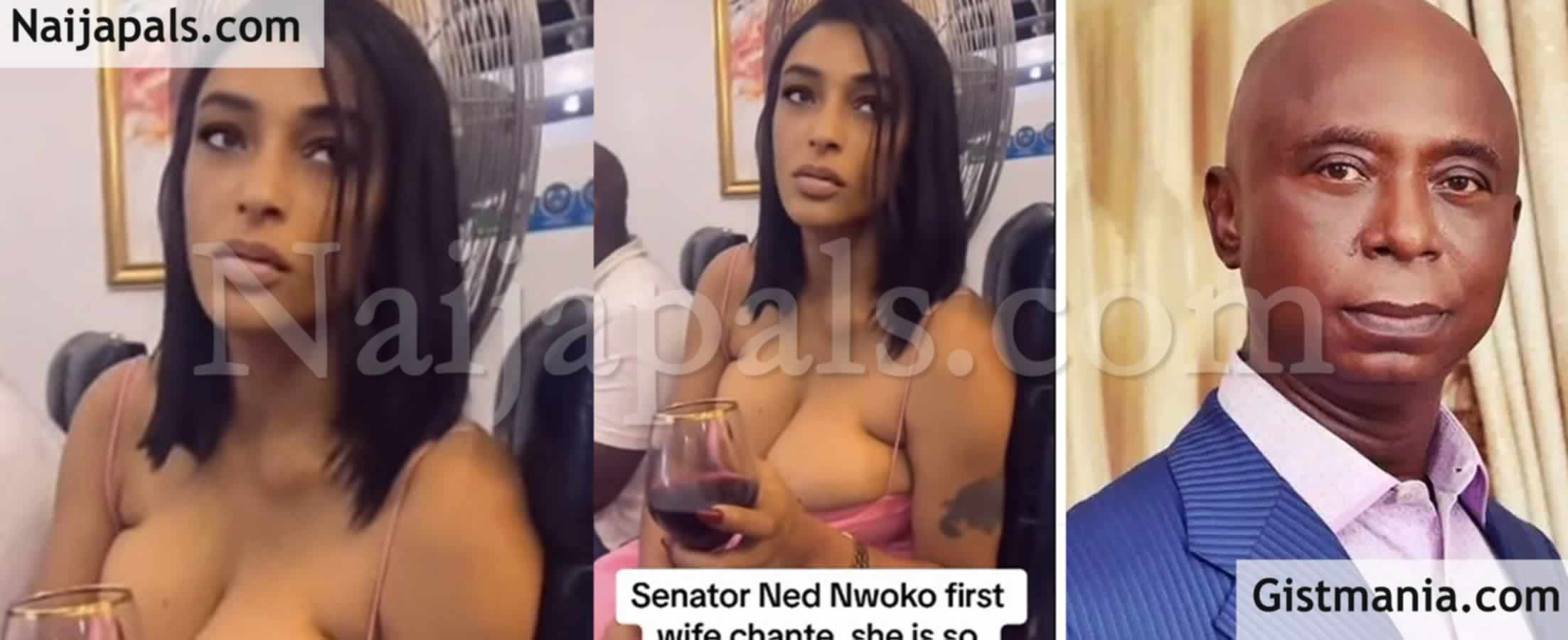 This Video Of Senator Ned Nwoko's First Wife, Chante Has Got Internet Talking