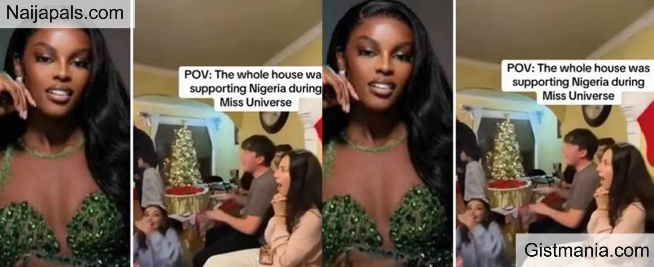 Caucasian Family In Shock After Chidinma Adetshina Wasn’t Announced Winner Of Miss Universe 202