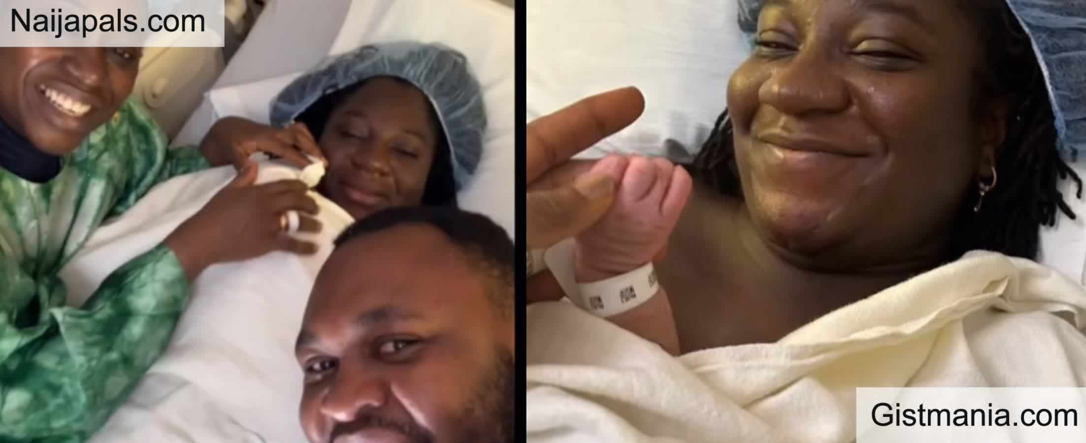 VIDEO; Pastor Paul Enenche's Daughter, Deborah Enenche Gives Birth To First Child With Husband