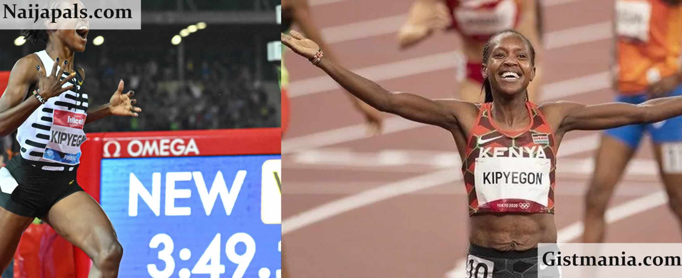 Kenya's Faith Kipyegon Breaks Women's 1500m World Record In The