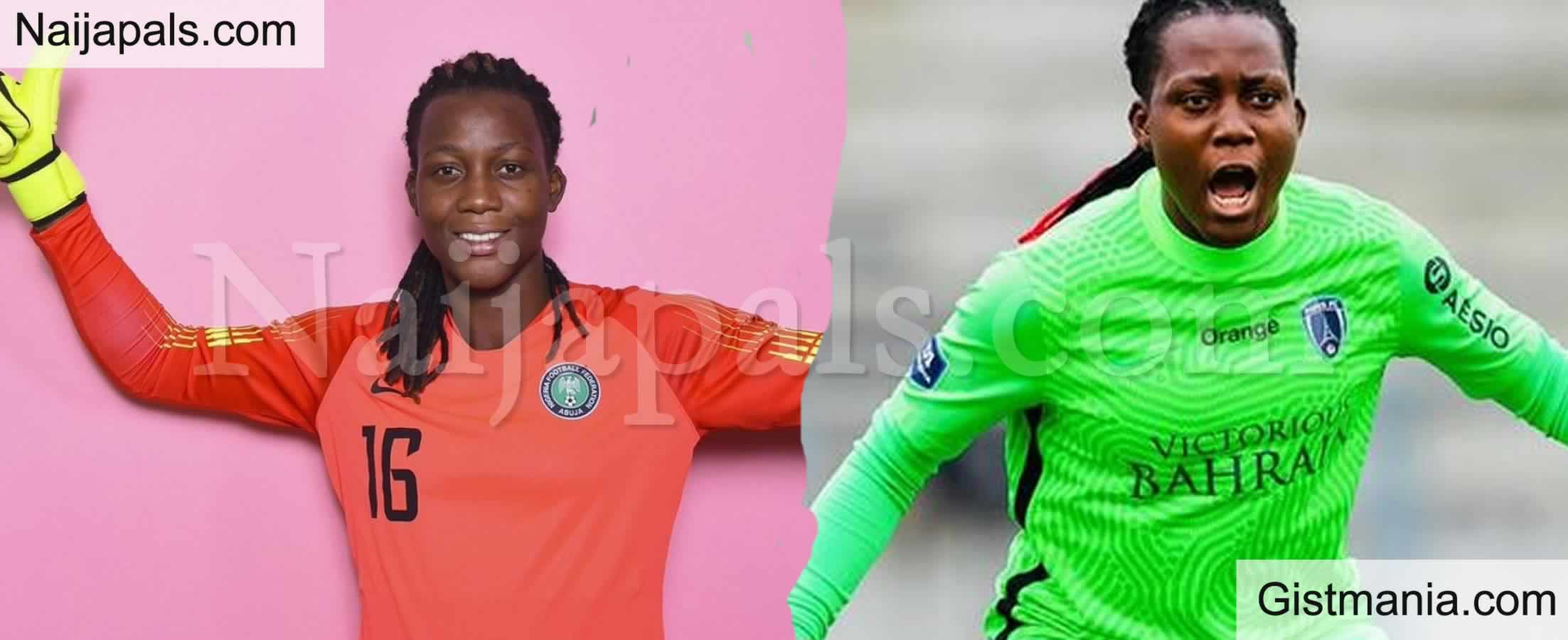<img alt='.' class='lazyload' data-src='https://img.gistmania.com/emot/soccer.gif' /> WAFCON 2022: <b>Super Falcons Goalkeeper Nnadozie Out Of South Africa Clash</b>