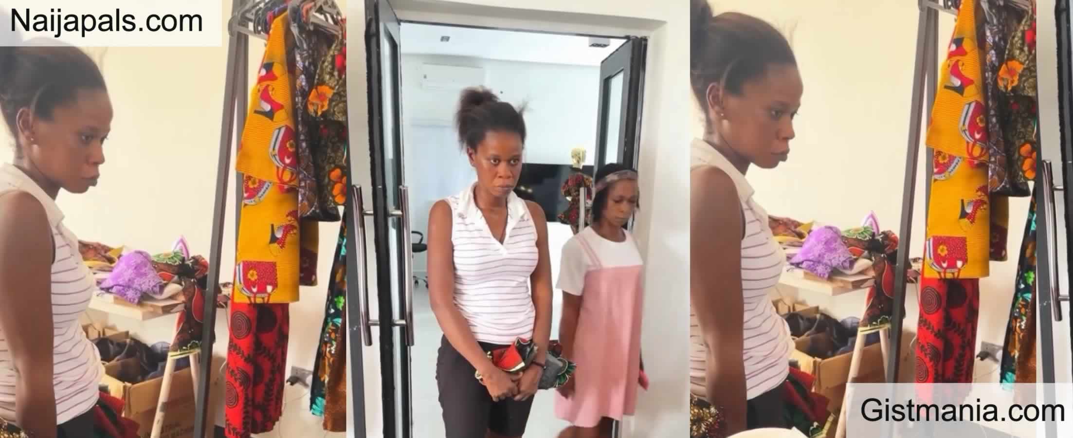 VID: Fashion Designer Shocked After Catching Staff Who Has Been Stealing From Her