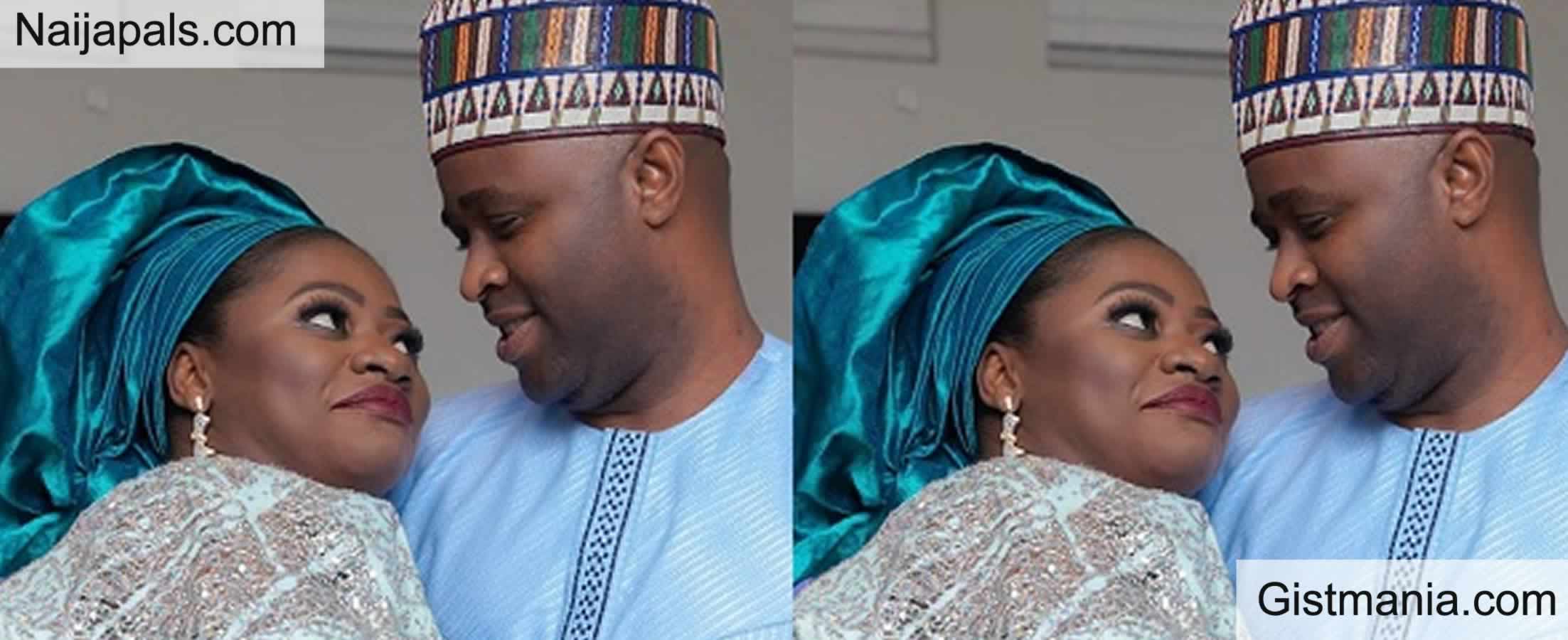 Actor, Femi Adebayo’s Wife Calls Out Online Aunties Who Come To Her DM With ‘Dumb Advice’