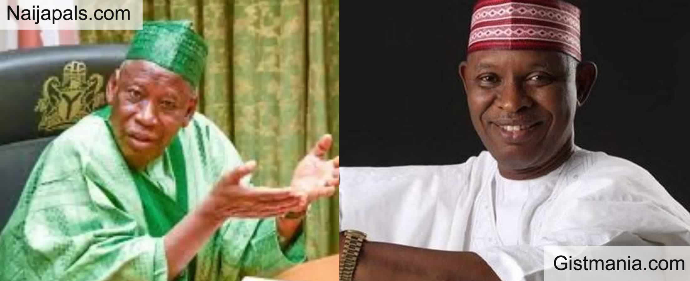 Ganduje Reacts to Claim That Kano Protesters Looted Sensitive Document on His Corruption Case