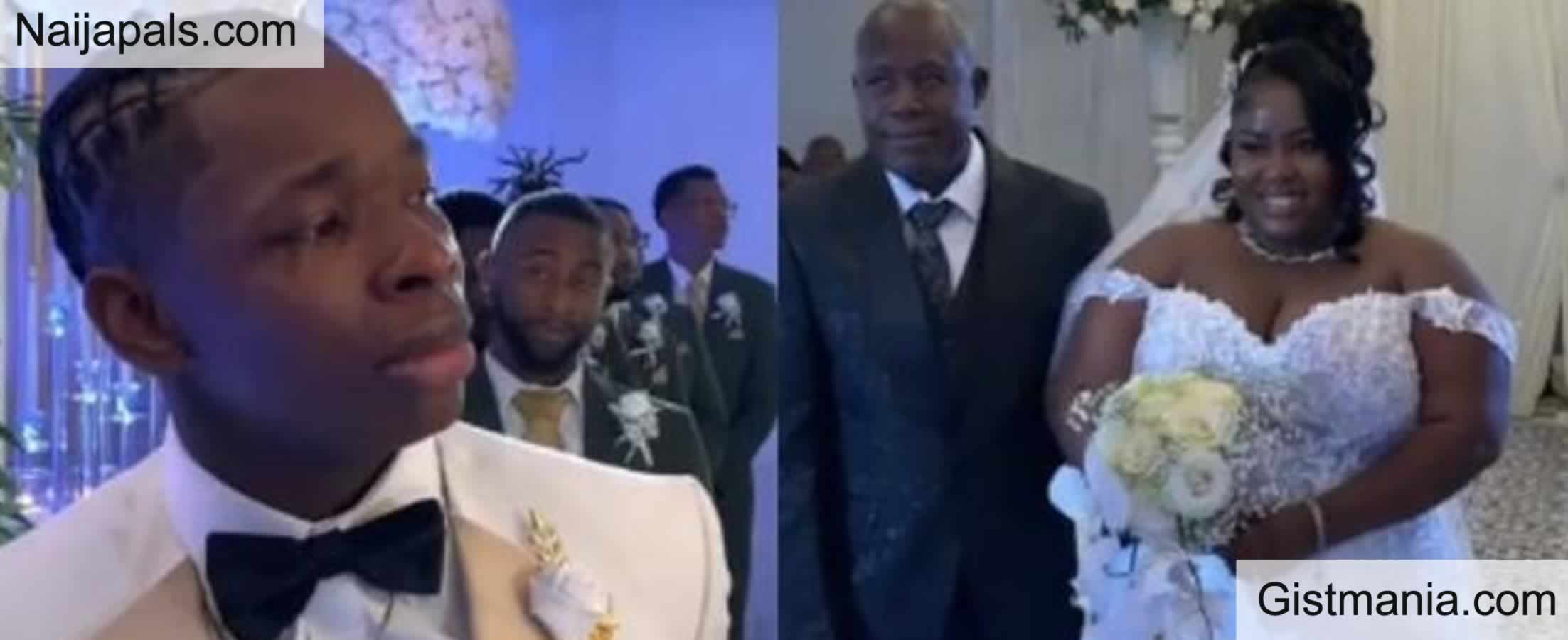 VIDEO: Groom Breaks Down In Tears As Bride Walks To Him On Wedding Day