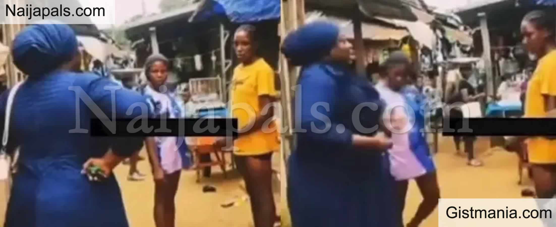 <img alt='.' class='lazyload' data-src='https://img.gistmania.com/emot/video.gif' /> <b>Watch As Female Evangelist Aggressively Confronts Young Girls in Market Over Indecent Dressing</b>
