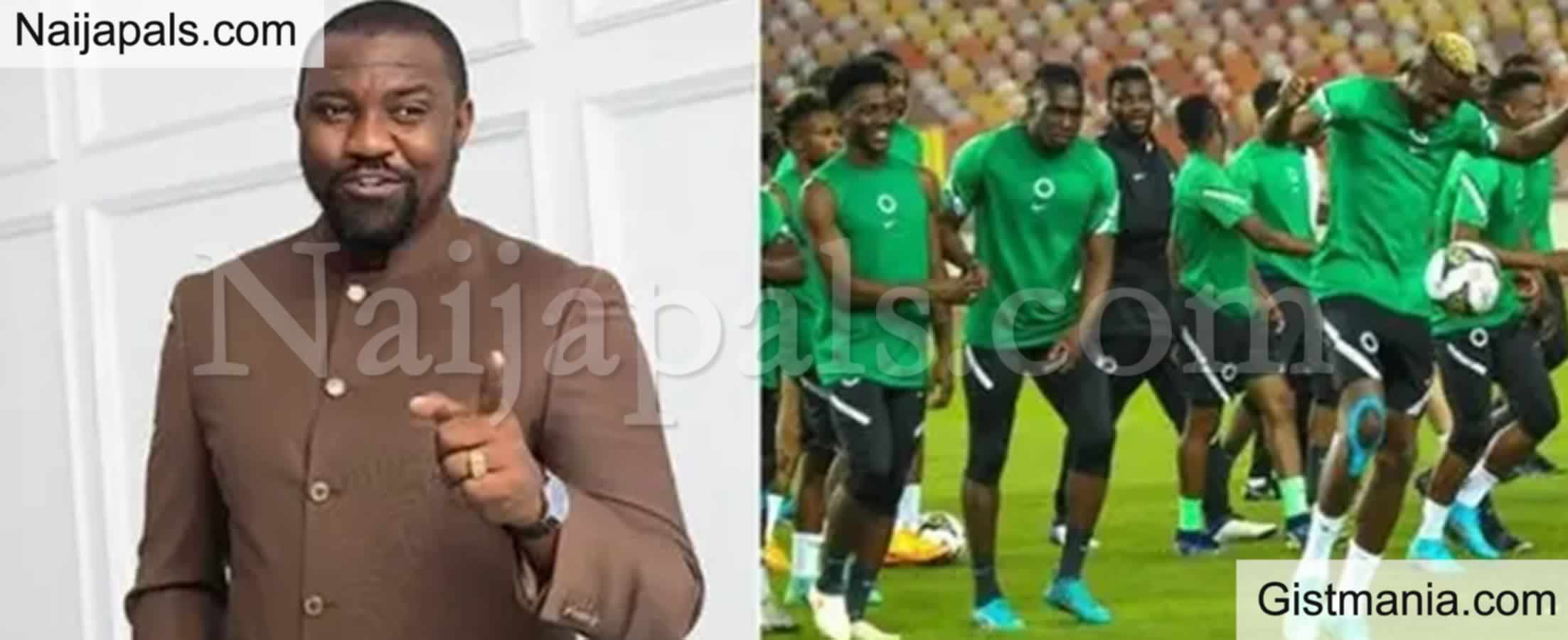 Actor, John Dumelo Mocks Nigeria Footballers, Calls Them 'Super ...