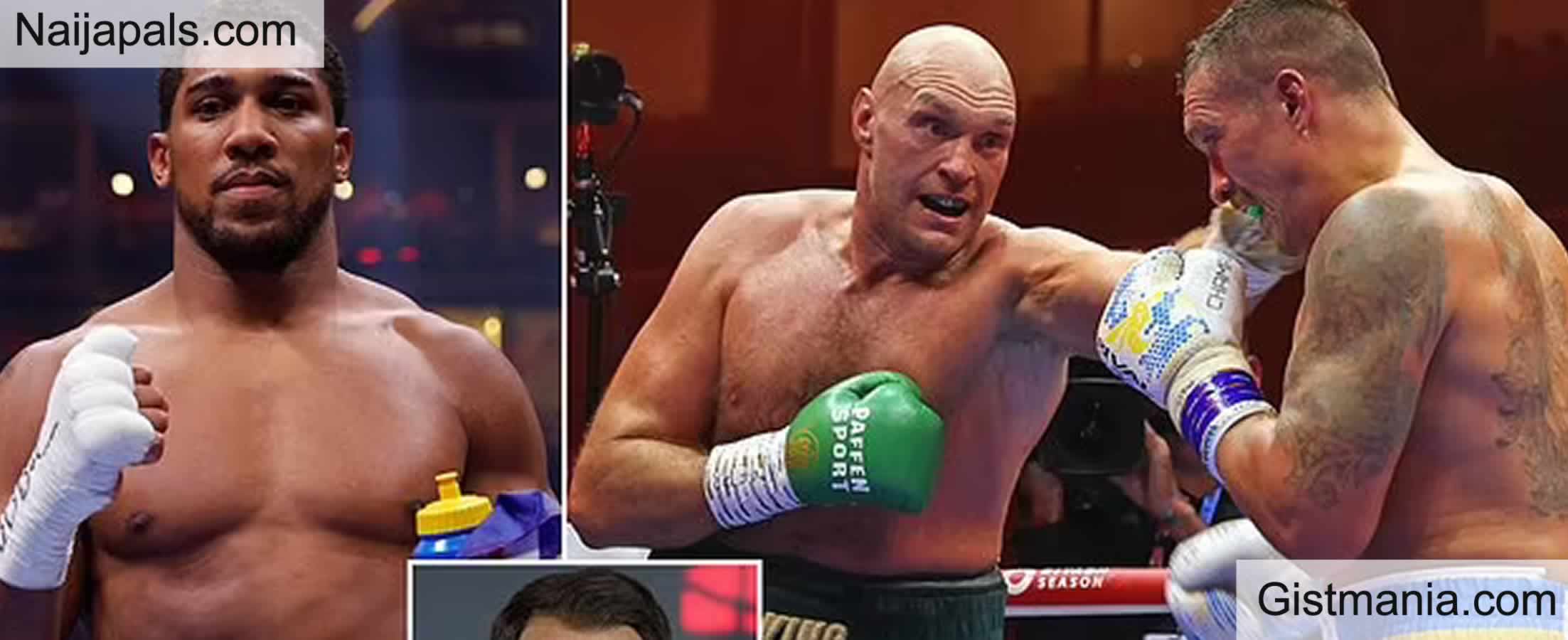 Anthony Joshua To Face The Winner Of Tyson Fury's Rematch With ...