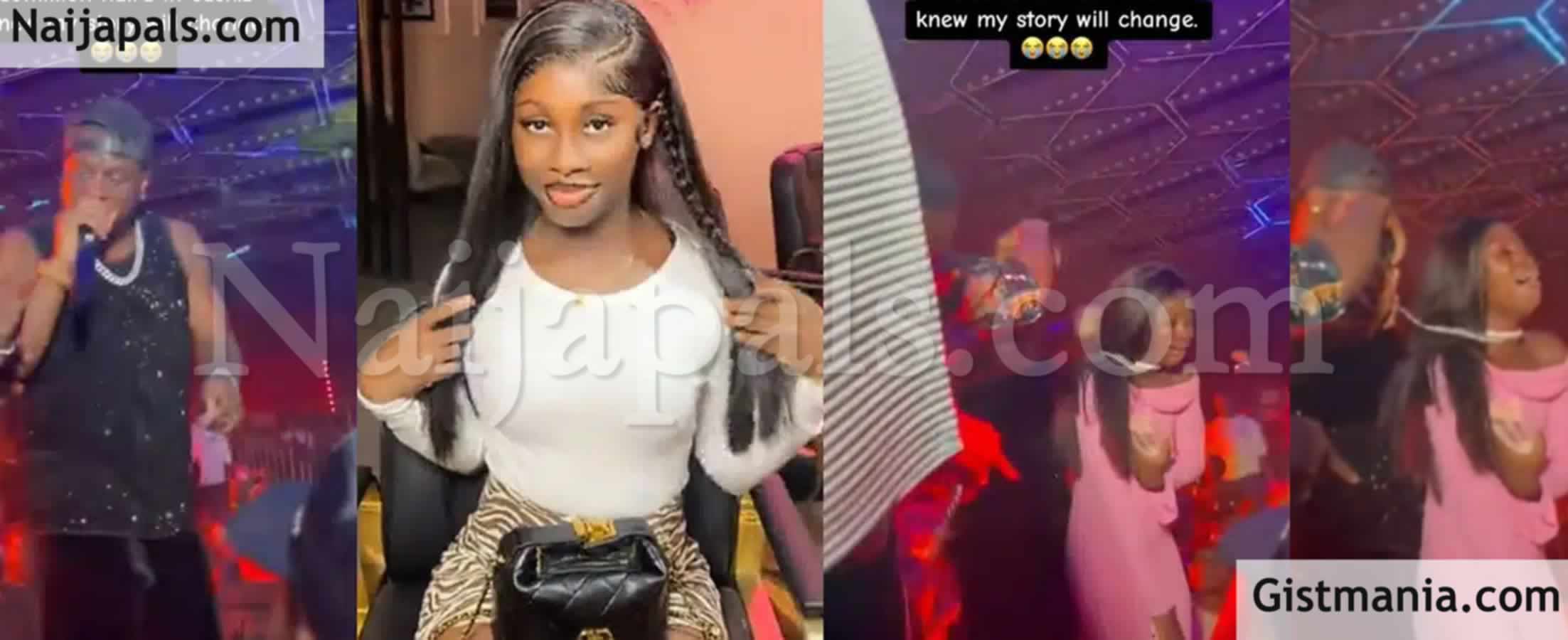 VIDEO: Nigerian Lady Excited As P-Square Gives Diamond Chain And ₦10m Cash During Concert