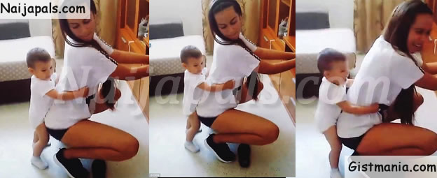 Outrage As Brazilian Woman Twerks For Her 2 Years Old Baby Video