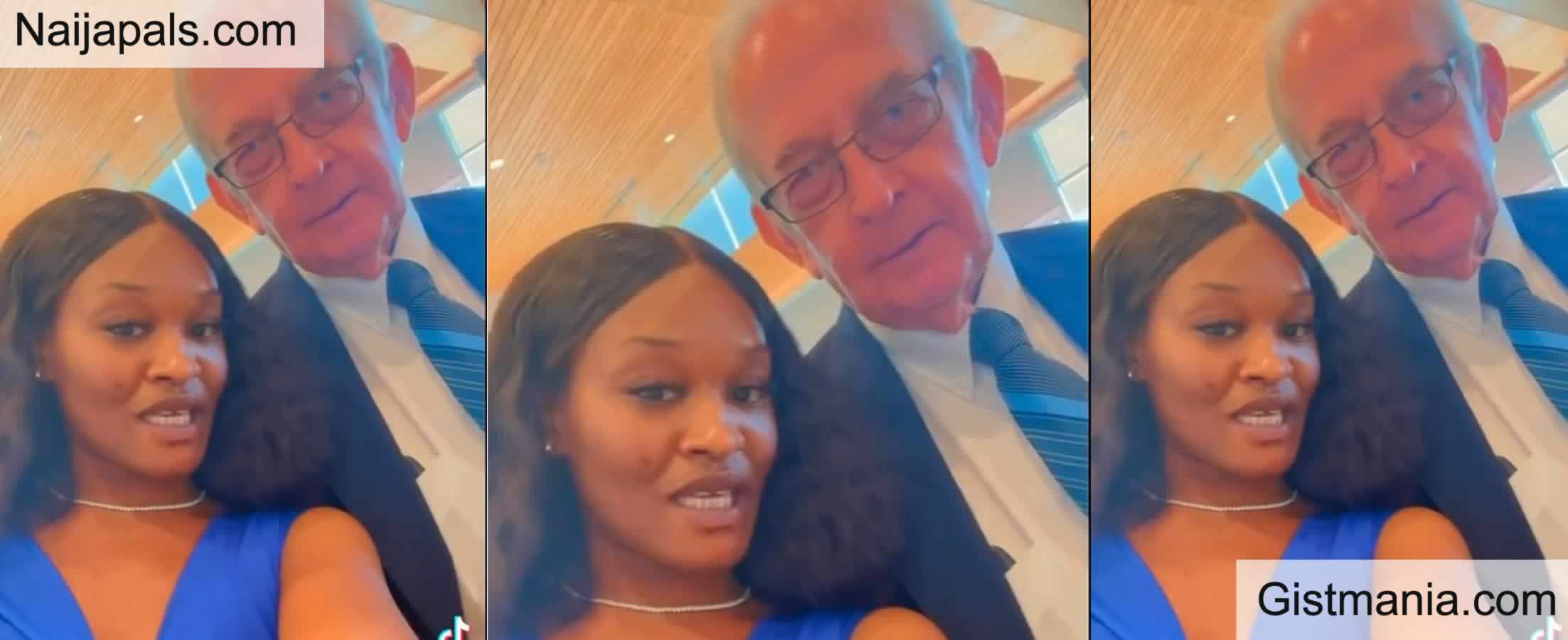 VIDEO: Young Nigerian Lady Shows Off Her 82Yr Old Caucasian Husband -  Gistmania