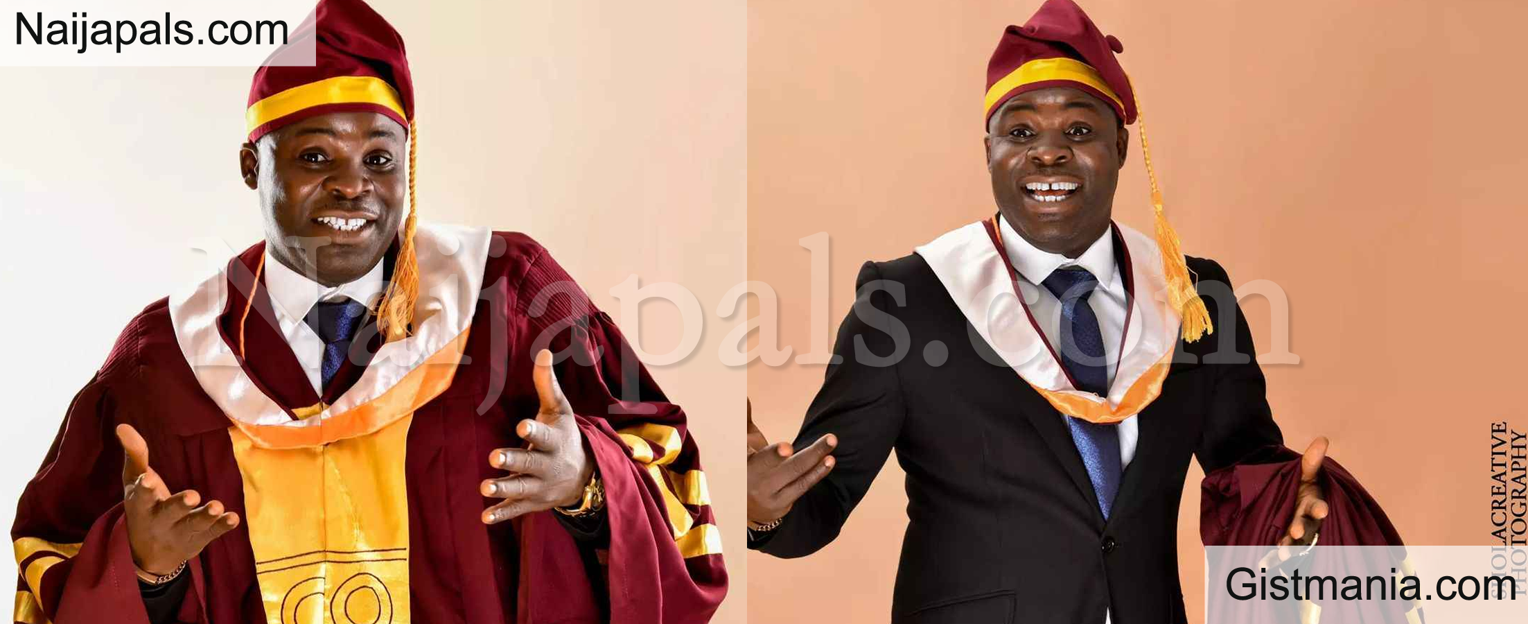 <img alt='.' class='lazyload' data-src='https://img.gistmania.com/emot/thumbs_up.gif' /> PHOTOS: <b>Yoruba Actor, Lala, Bags Second Degree, Graduates In UNILAG</b>