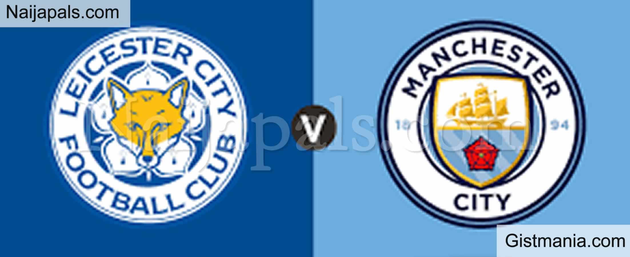 Leicester City v Manchester City English Premier League Match,Team