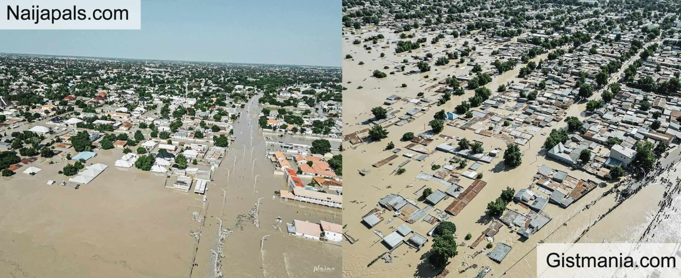 Corpses Exhumed As Cemetery Is Washed Away In Borno Massive Flooding