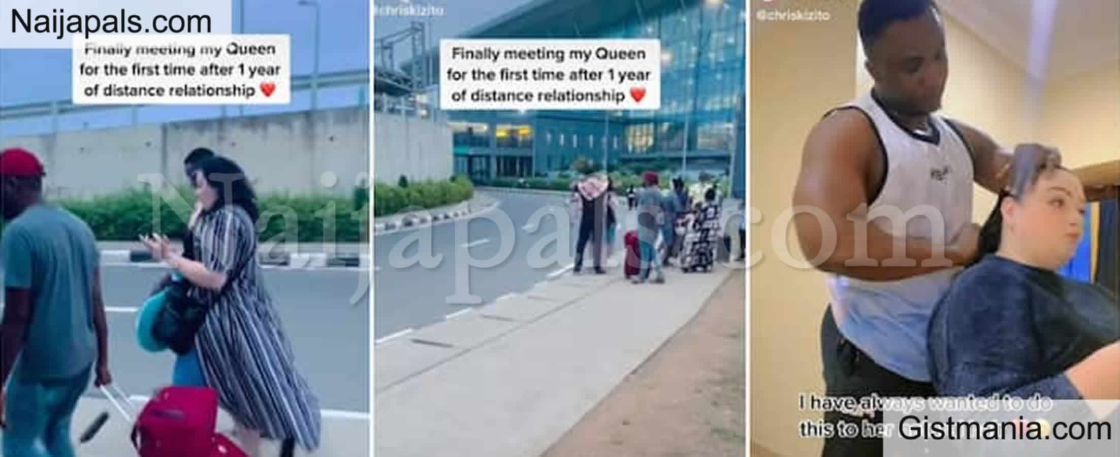 <img alt='.' class='lazyload' data-src='https://img.gistmania.com/emot/love.gif' /><b> Nigerian Man Finally Meets Oyinbo Lady He's Been Dating Online for a Year </b>(Video)