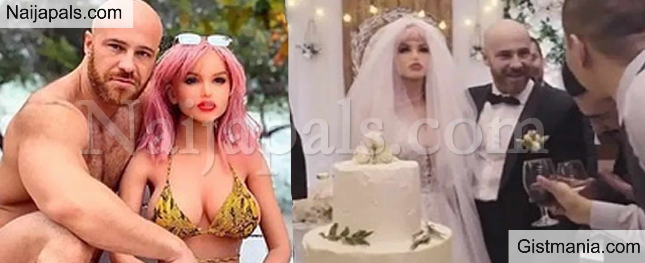 PHOTOS Man Excited As He Finally Weds His Sex Doll In