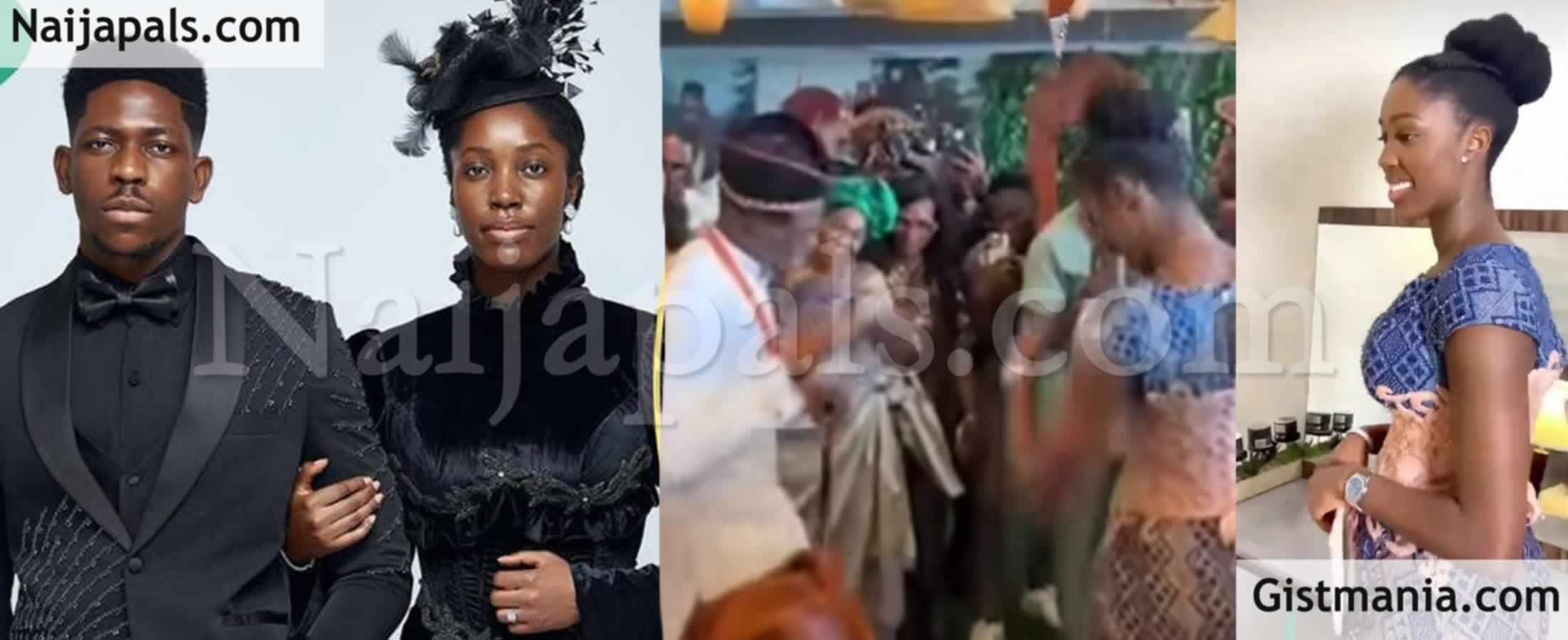 Video Of Moses Bliss Correcting MC For Introducing His Wife As Most  Beautiful Bride In Africa - Gistmania