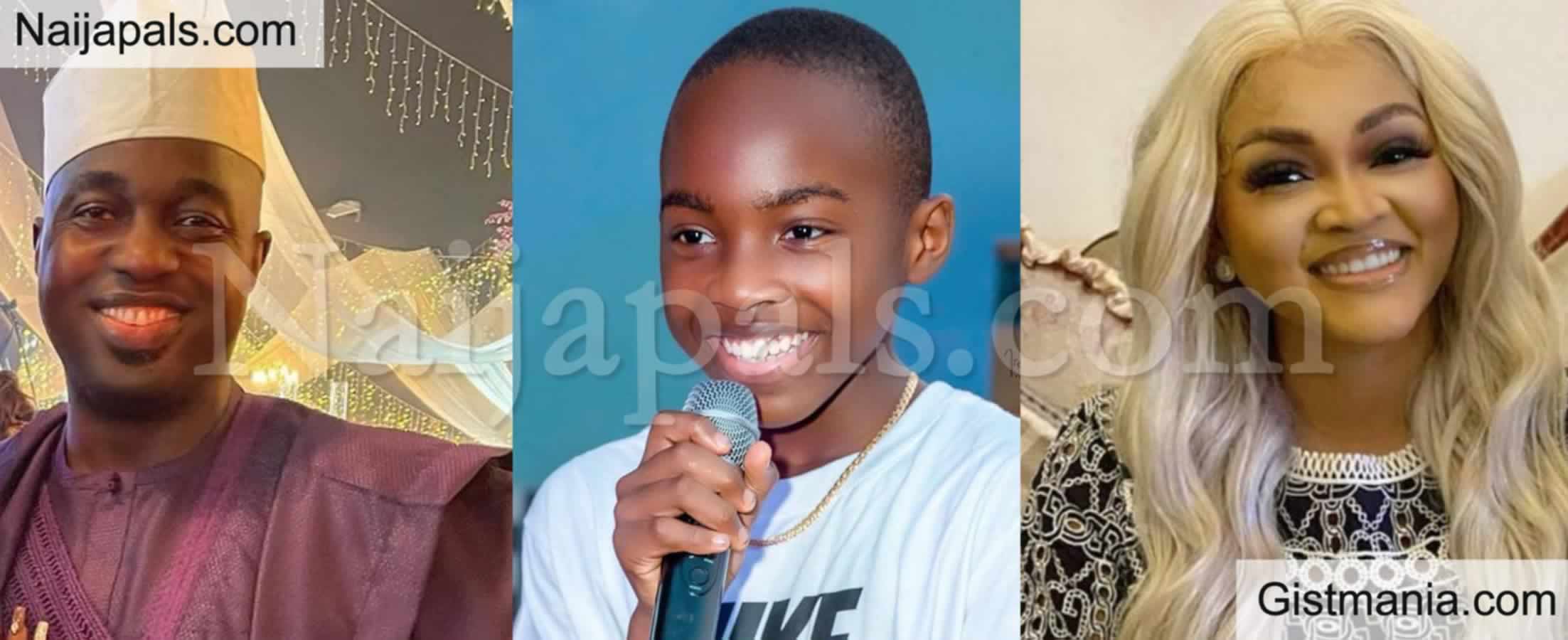 <img alt='.' class='lazyload' data-src='https://img.gistmania.com/emot/grin.gif' /> <b>Reactions Trail Resemblance Between Mercy Aigbe's New Husband And Her Ex Husband's Son</b>