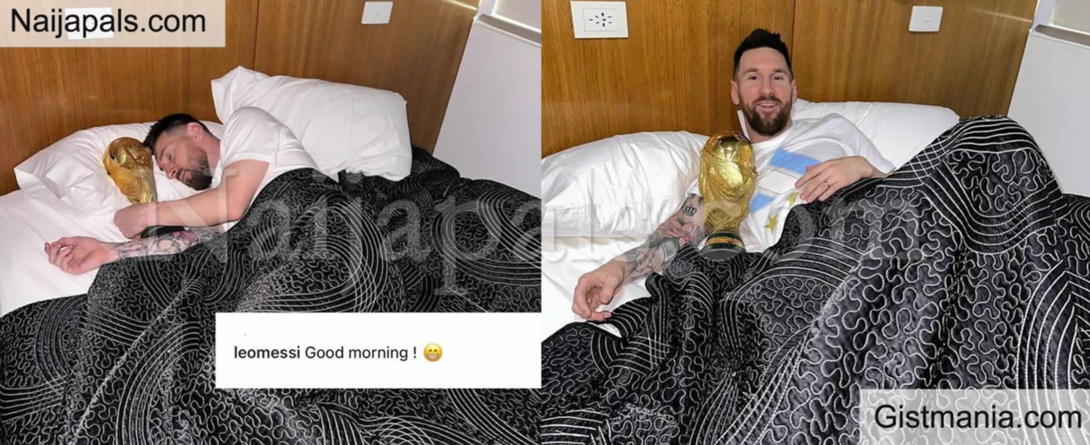 Photos Of Lionel Messi Sleeping With His New 'Wife' - Gistmania