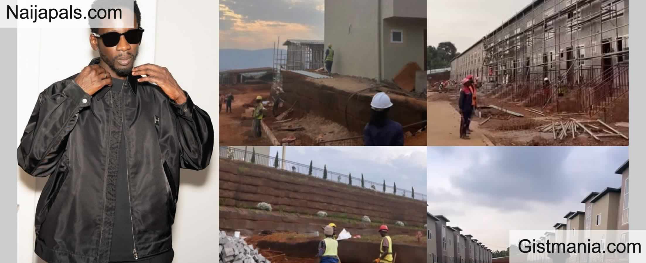 VIDEO: Singer, Mr Eazi Shows Off His Multi Million Naira Estate Under  Construction in Rwanda - Gistmania